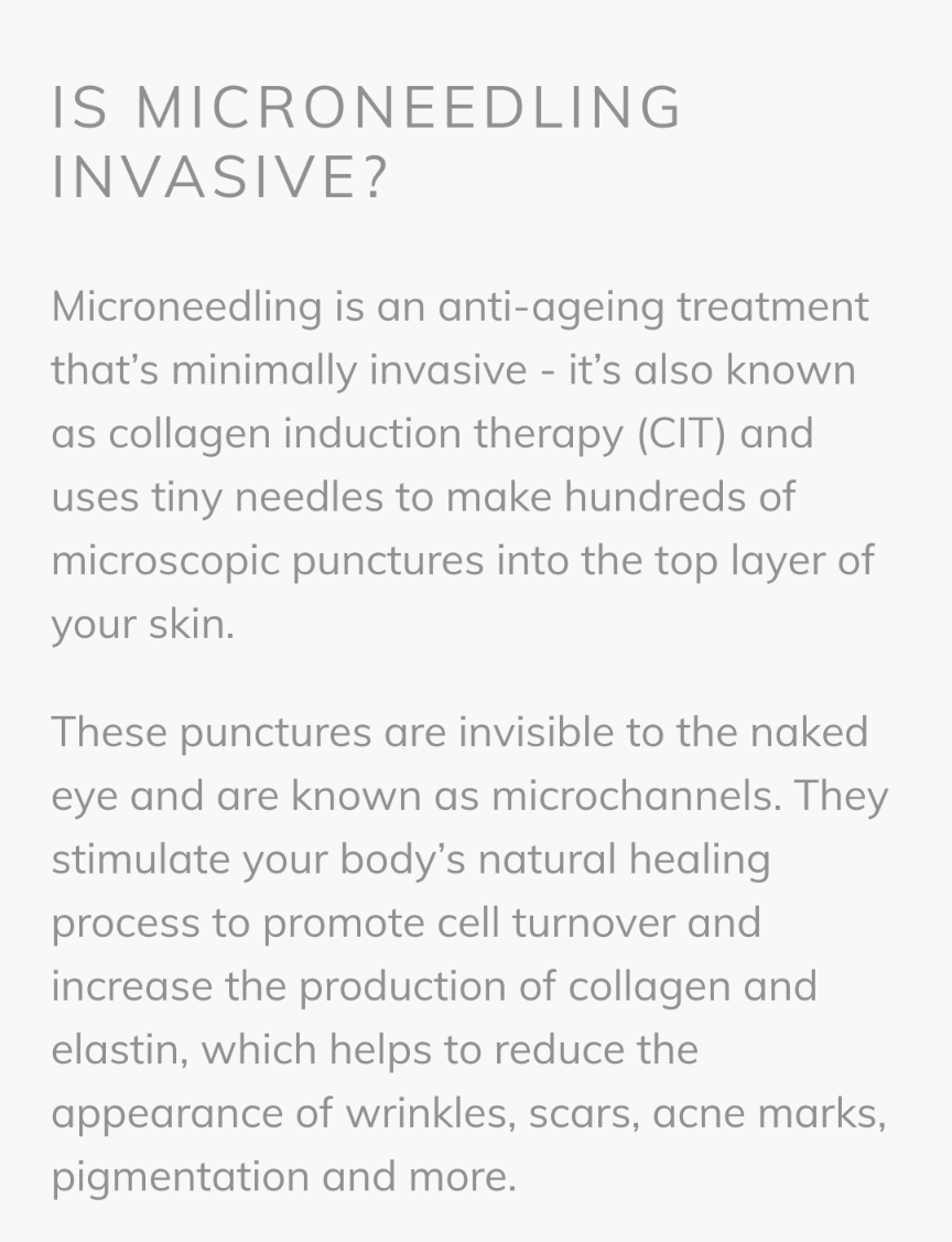 Microneedling at Chequers Beauty